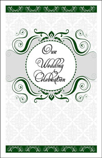 Wedding Program Cover Template 13C - Graphic 7
